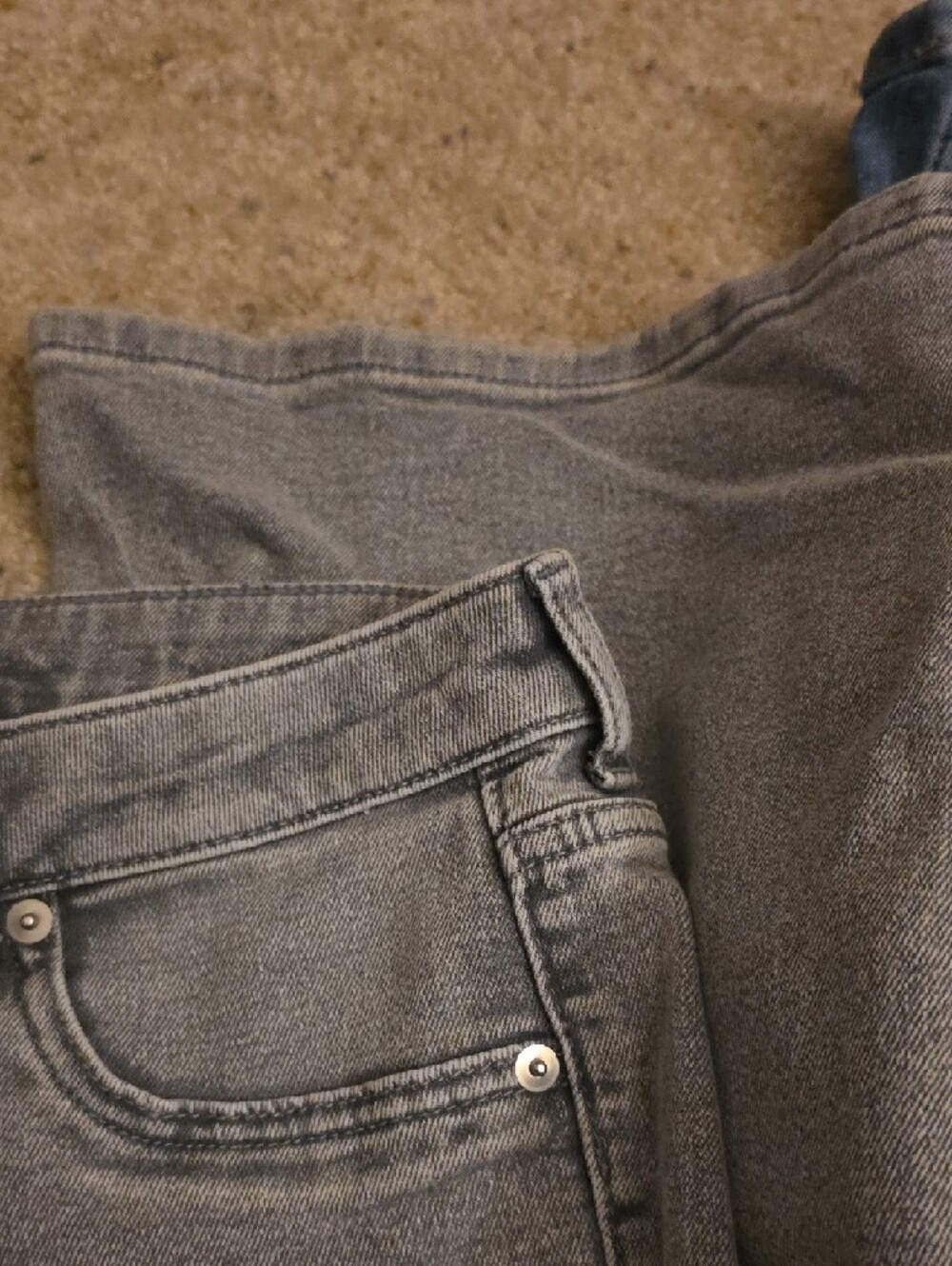H&M Blue & Grey Low Rise Jeans - Picture 7 of 11